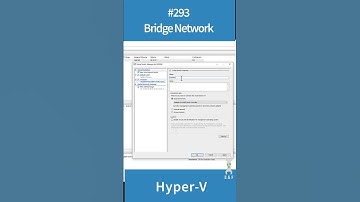 How to create a Bridge Network Connection on Hyper-V #shorts