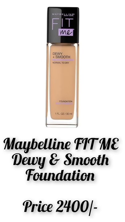 Maybelline foundations | Maybelline foundations review - YouTube
