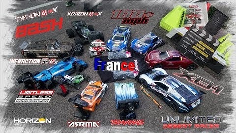 Speed Run, Dragster, Bash, Arrma Infraction, Limitless, Kraton, Typhon, XO-1, Serpent Natrix