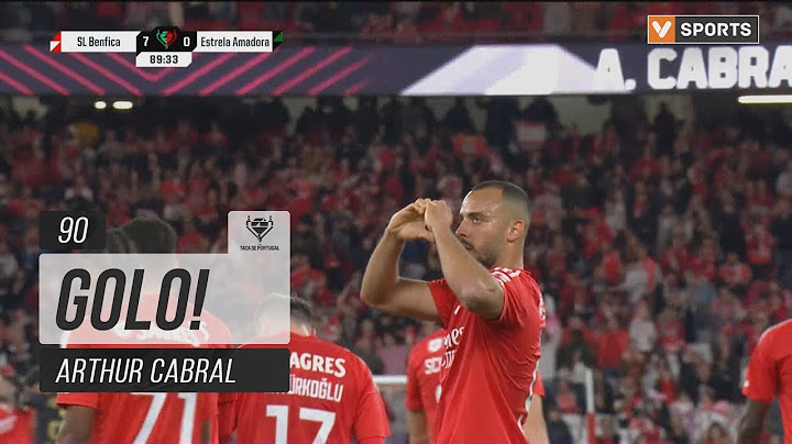 Golo Arthur Cabral: Benfica (7)-0 Estrela Amadora (Taça de Portugal 24/25)