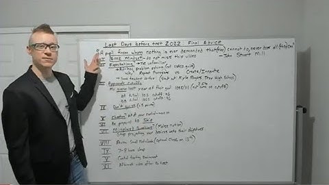 Last Days 2022: Final Advice before the AMC 10 and 12