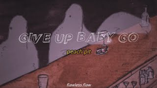 Video thumbnail of "give up baby go - peach pit || eng/esp sub"