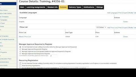 LMS On-Demand Video: How to Create an Instructor-Led Course/Offering