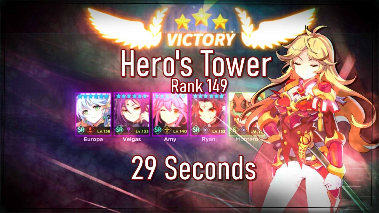 Grand Chase Global -  Hero Tower Stage 149 [29sec/Semi-Auto)