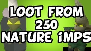 Runescape 2007 - Loot From 250 Nature Implings