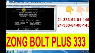 How To Unlock Latest Zong Bolt PLus