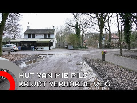 Weg naar Hut van Mie Pils wordt verhard