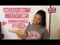 UK Undergraduate Scholarships for International Students 🇬🇧  | UK Universities