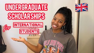 UK Undergraduate Scholarships for International Students 🇬🇧  | UK Universities