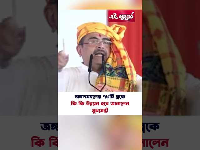 জঙ্গলমহলের ৭৫টি ব্লকে কি কি উন্নয়ন হবে জানালেন মুখ্যমন্ত্রী!