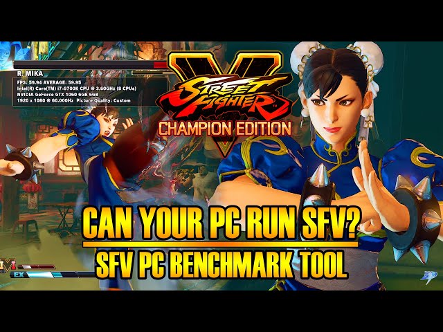 Street Fighter V Benchmark