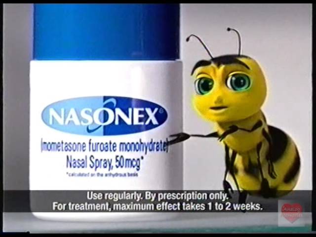 RARE New NASONEX Nasal Spray Drug Rep Bumblebee Bee Finger Puppet Plush Toy  Ad