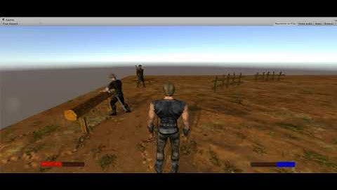 Gothic NPC random waypoints test Unity3d