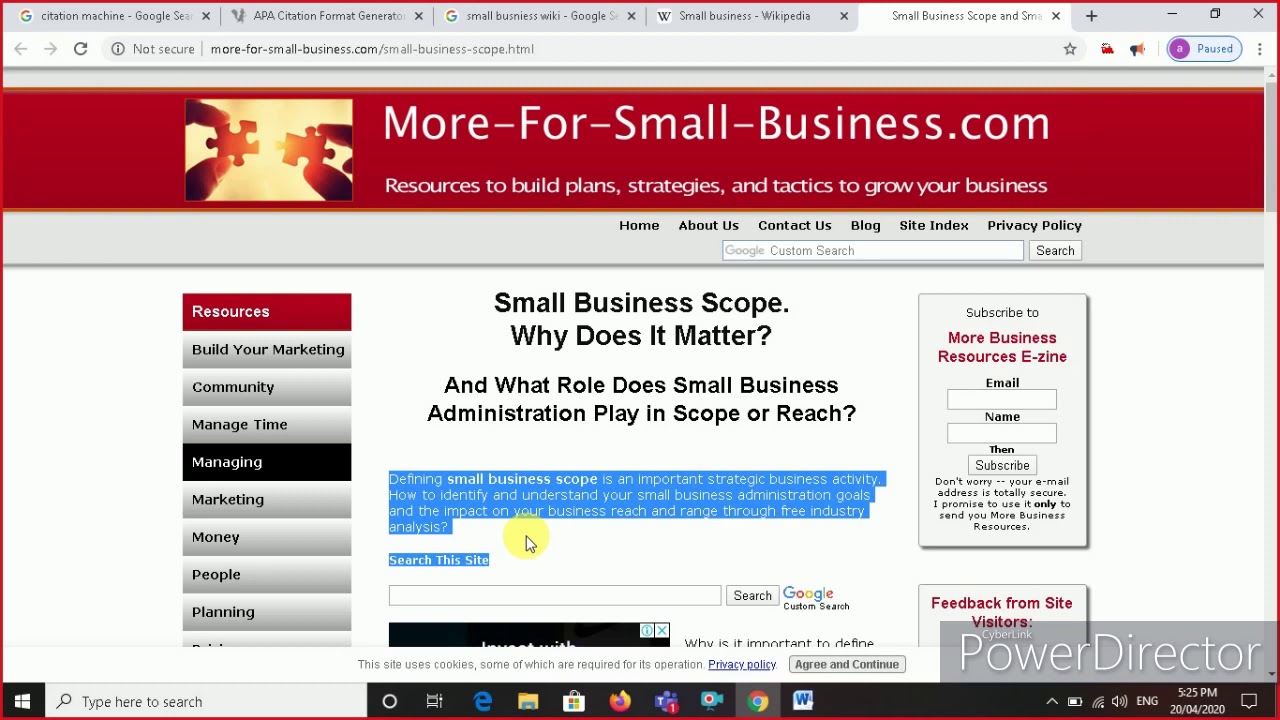 How to use Citation Machine for creating references - YouTube