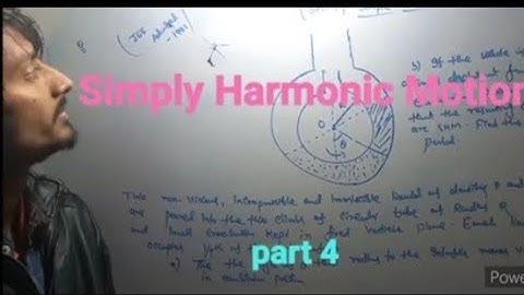 SHM (part 4)(JEE advanced-1991)(Time period,Angle Fluid mechanics mixed concept)JEE Advanced-2022-23