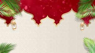 Islamic Background Model #1 - Red and Cream