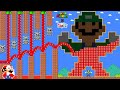 Marios luigi build tower but with 9999 numberblocks 1 march madness  game animation