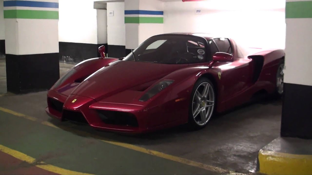Super Rare Dark Red Ferrari Enzo Walkaround in London