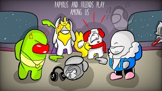 Papyrus and Friends Play| Among us