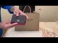 COACH UNBOXING | SMALL TRIFOLD WALLET in SIGNATURE CANVAS #shorts