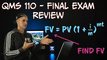 QMS 110 (TMU) Toronto Metropolitan University - Time Value