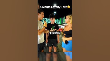 She Couldn’t Even Stay Loyal To Him For Longer Than 5 Months..😞💔 | Couple Loyalty Test