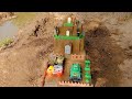 How to make Mini vehicle motor garage 🏫🚒🚘 #minivehiclegarage  #clayhousemaking 