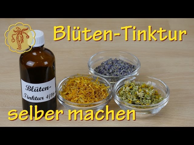 Make your own flower tincture - YouTube