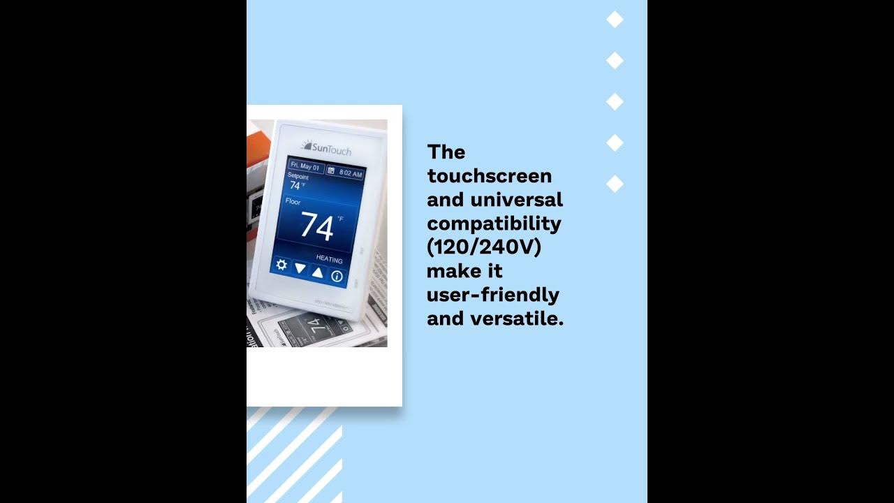 SunTouch Command Thermostat Review YouTube