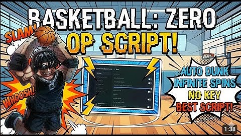 Basketball: Zero New Script, Auto Dunk & Infinite Spins & more - 2025