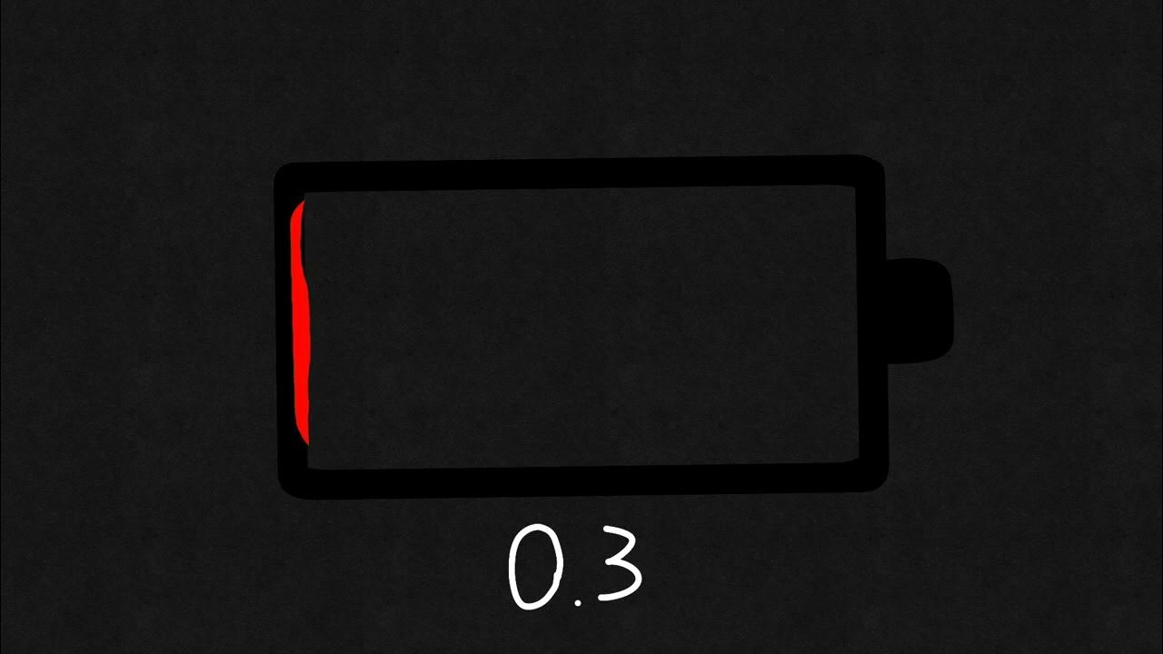 Battery lowing 10 to 0 - YouTube