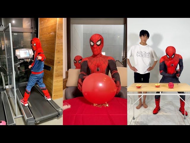 Spider-Man funny video 😂😂😂 | SPIDER-MAN Best TikTok September 2022 Part39 #shorts class=