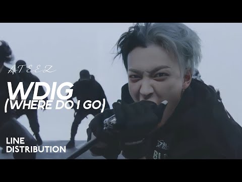 ATEEZ — WDIG (Where Do I Go) | Line Distribution