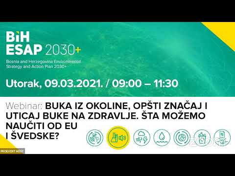 ESAP Webinar 6: Environmental Noise, Its Overall Significance and Impact on Health