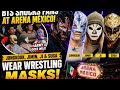 BTS's Jungkook, Jimin, Ji and, Suga shocked Fans in the Mexican Arena by wearing wrestler masks!