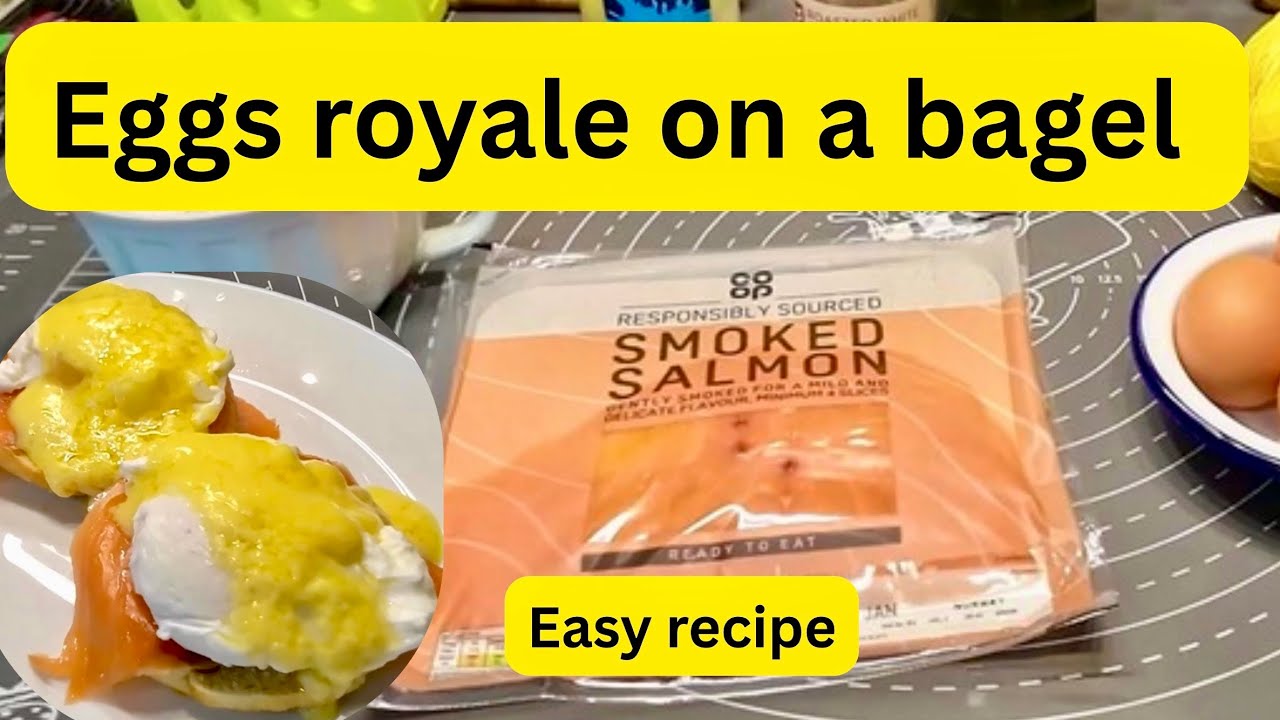 Яйца по-королевски на бубликах