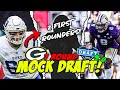 Green bay packers 7round mock draft 90  two first rounders