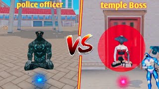 rope hero vs temple Boss || rope hero||police officer rope hero vs temple Boss big fight||both fight screenshot 4