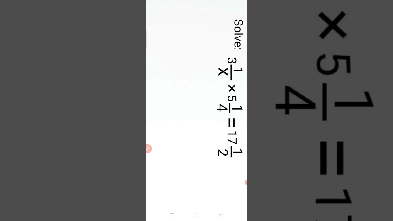 Solve 3 1 x 5 1 4 17 1 2 YouTube Solve 3 1 x 5 1 4 17 1 2 YouTube