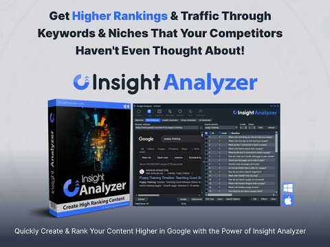 Insight Analyzer: Optimize Your Content Creation with Google-Friendly Ideas  - YouTube