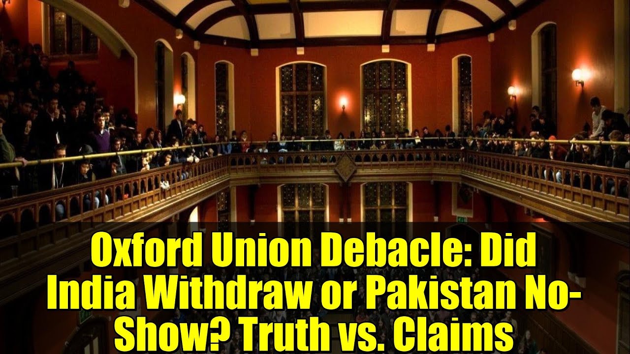 Фиаско Оксфордского союза: Индия вывела войска или Пакистан не явился? Правда против заявлений
