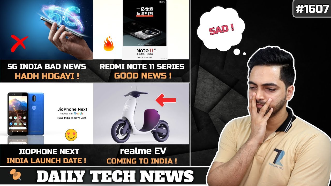 Redmi Note 11 Good News,No 5G In India?,realme Electric Scooter India,Jiophone Next 4th Nov😍,Apple😲