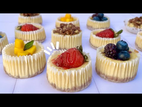  Buscas un postre fcil para VENDER? Los Mini Cheesecakes NO FALLAN haz esta receta rpida