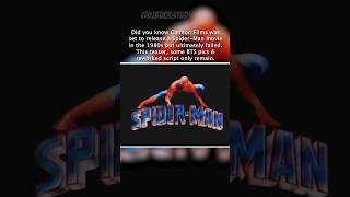 A 1980s SPIDER-MAN Movie?!