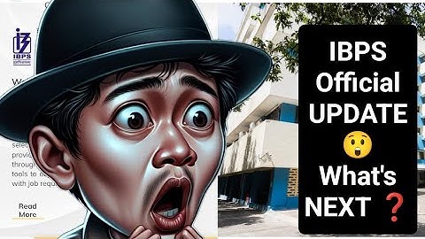 📢📢 IBPS Official UPDATE 🔥🔥