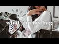 what's in my bag 2021 ~aesthetic & organized~