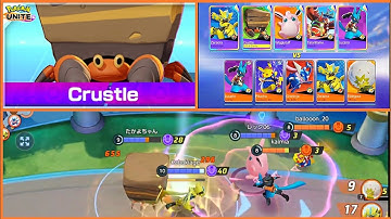 Pokemon Unite 😱 Crustle 💥 Ranked Match