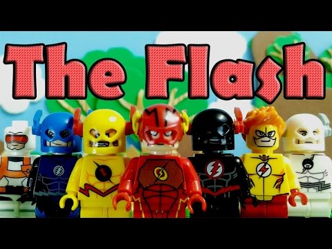 Custom DC Lego Minifigures Zoom Black Flash And Original Reverse Flash New