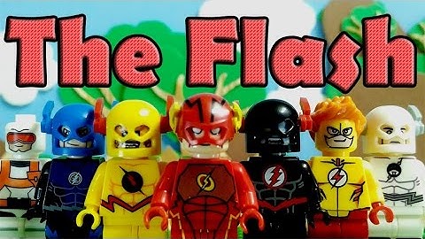 DC - Super Heroes - Flash - Reverse Flash - Zoom - KidFlash Lego Knockoff Minifigure By XINH