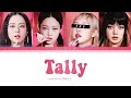 Blackpink || Tally but you are Rosé (Color Coded Lyrics Karaoke)